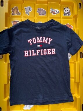 Tommy Hilfiger Kids Navy Short Sleeve Logo Tee